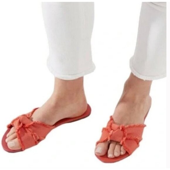 Rothy’s The knot sandals, Coral, Size 10.5 - Picture 1 of 6